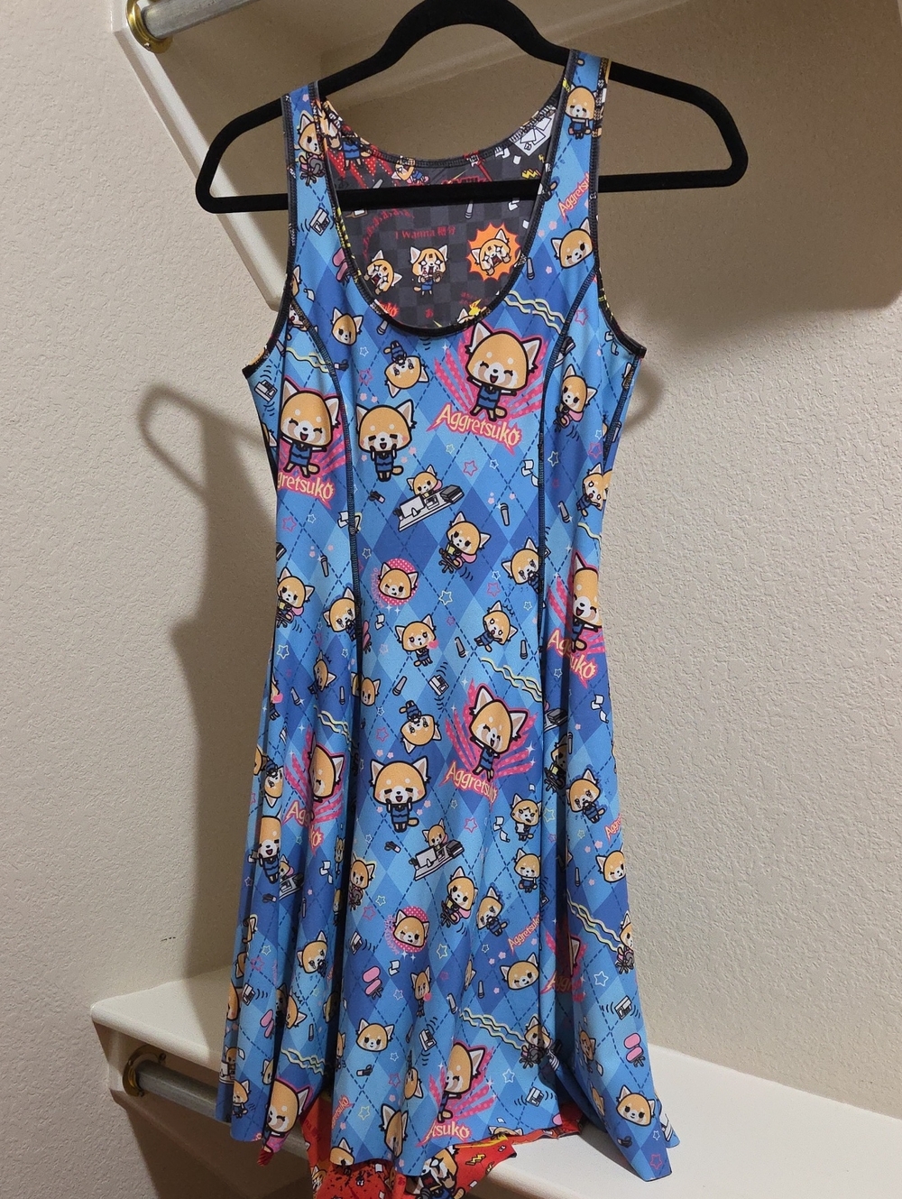 Blackmilk Reversible Aggretsuko Skater Dress